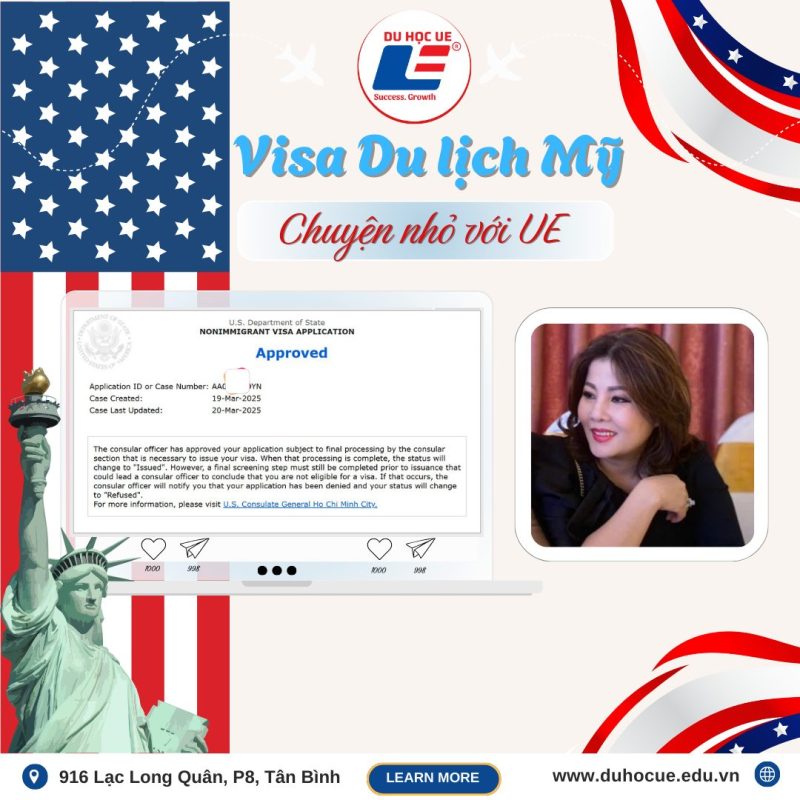 🌷 Visa du lịch Mỹ✨
